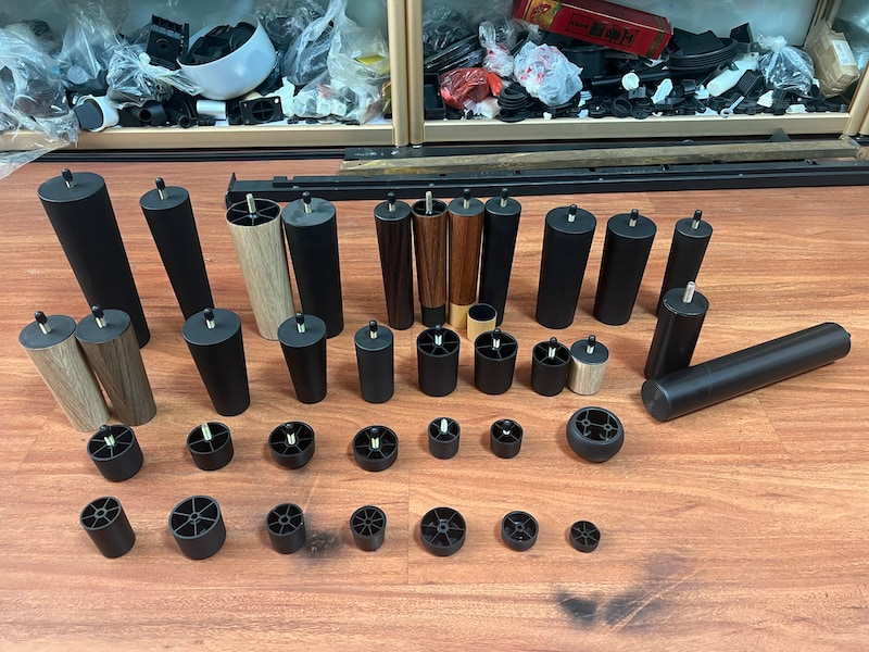 Round Plastic Furniture Leg