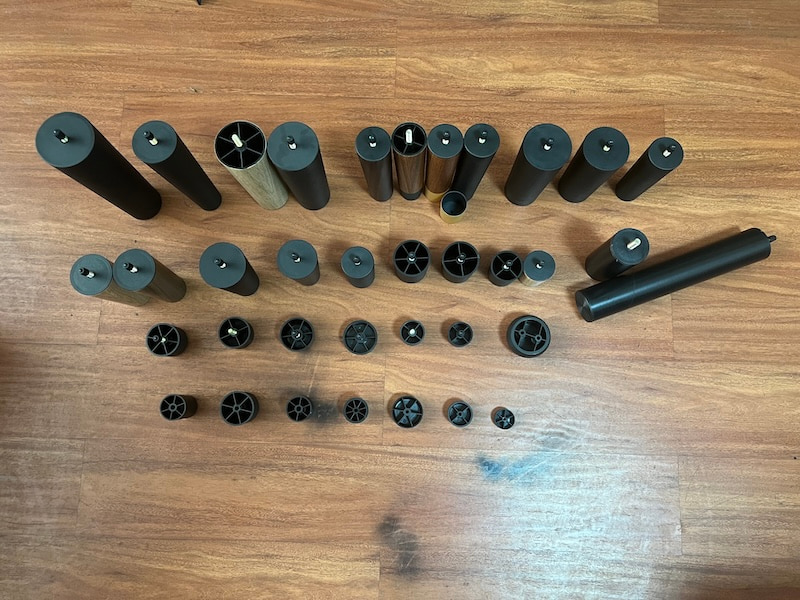 Round Plastic Table Leg